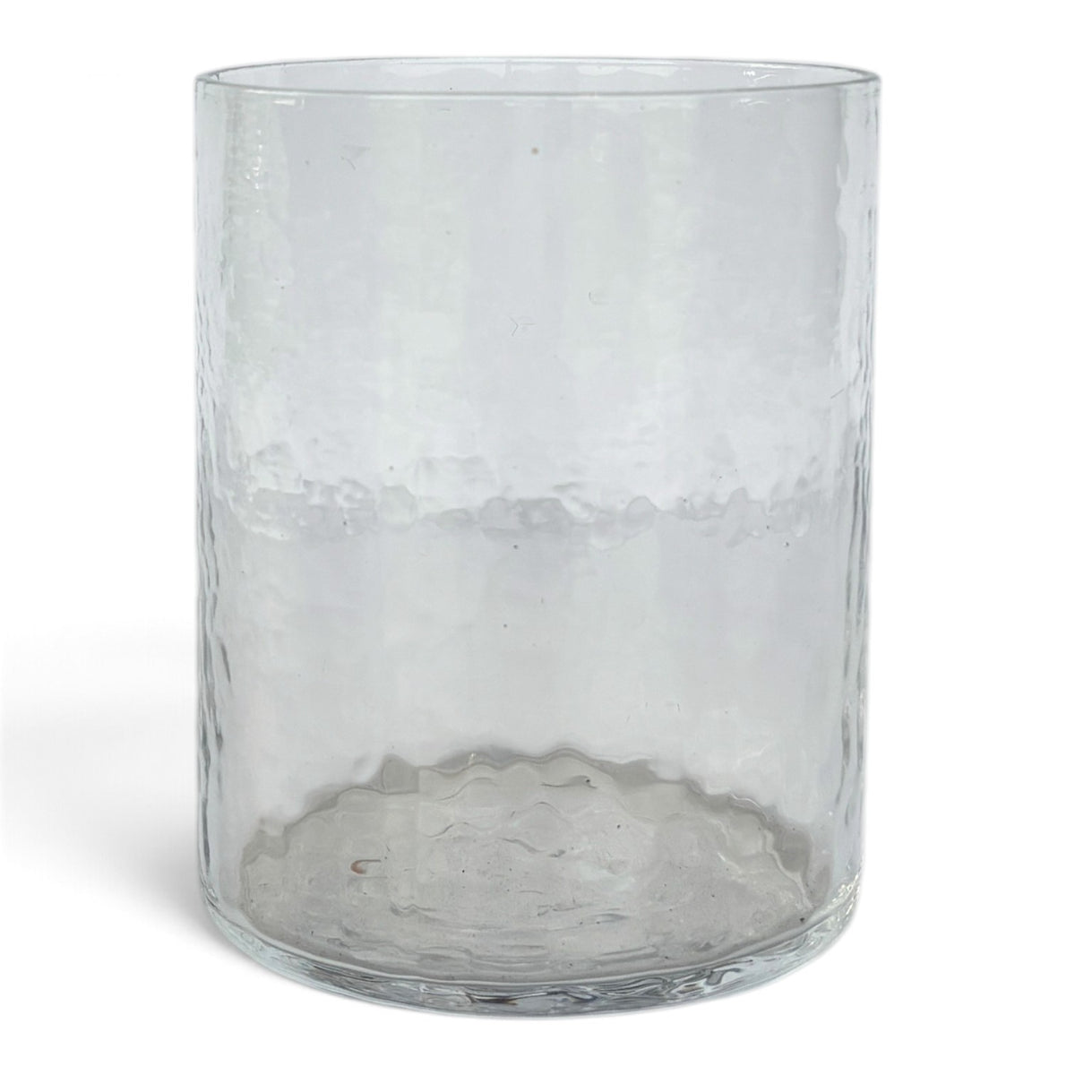 The Clear Hammered High Tumbler - Clear