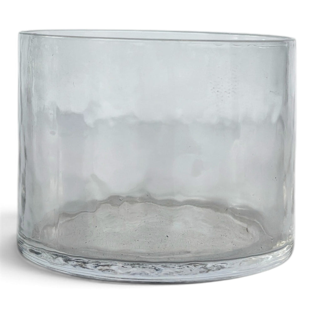 Il Bicchiere Basso Clear Hammered - Trasparente
