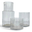 Il Bicchiere Basso Clear Hammered - Trasparente