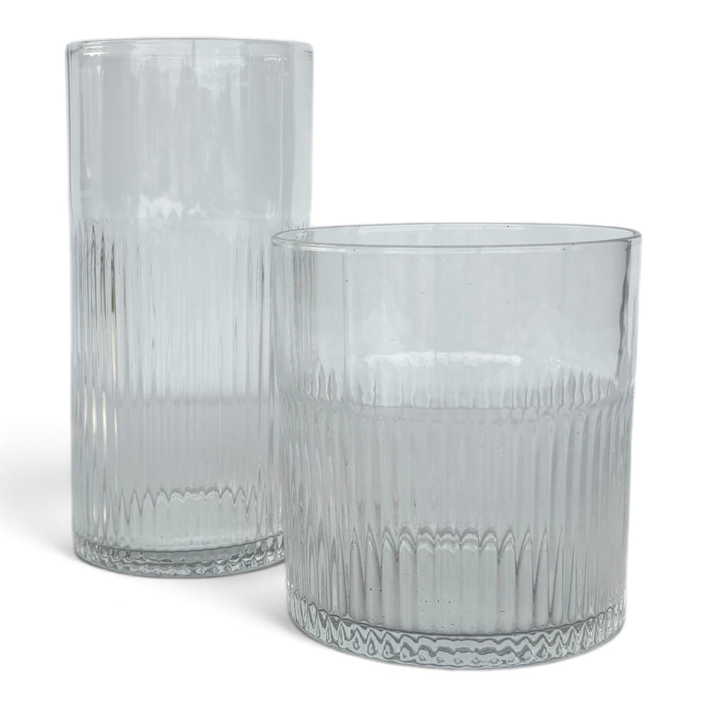 Le Verre Haut Clear Rippled - Transparent