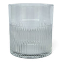 The Clear Rippled Low Tumbler - Clear