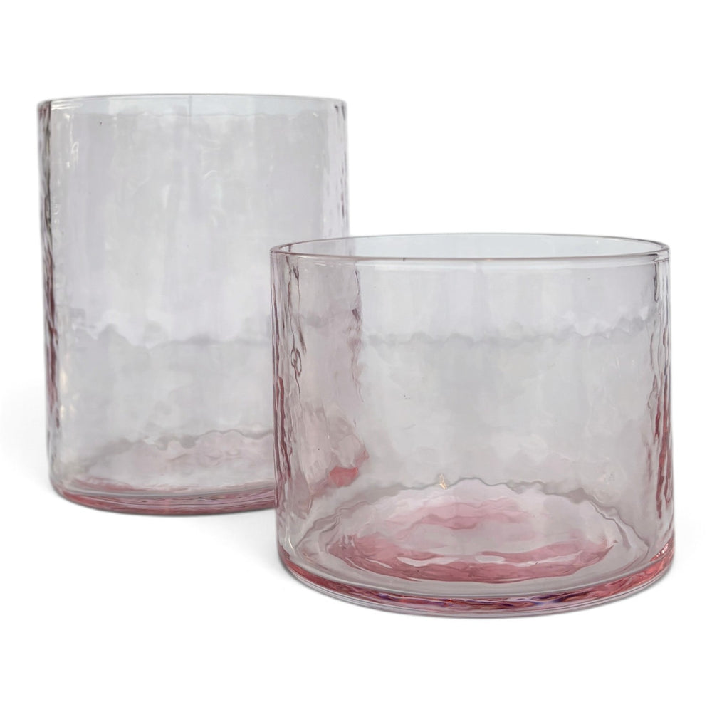 The Pink Blush Hammered High Tumbler - Pink