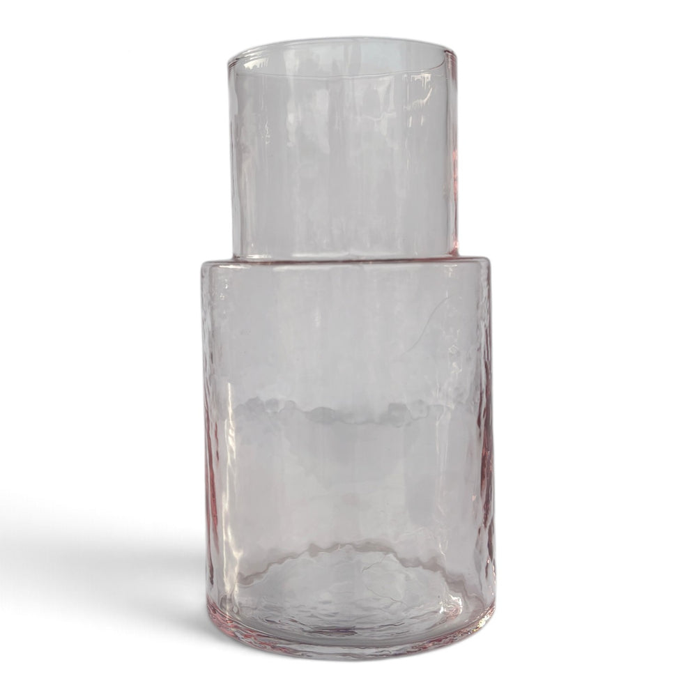 La Carafe à Eau Pink Blush Hammered - Rose