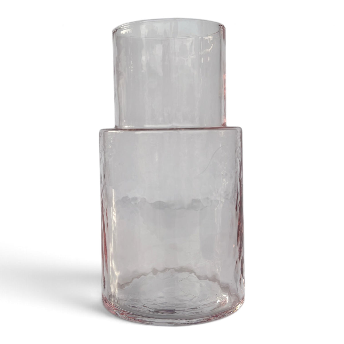 La Carafe à Eau Pink Blush Hammered - Rose