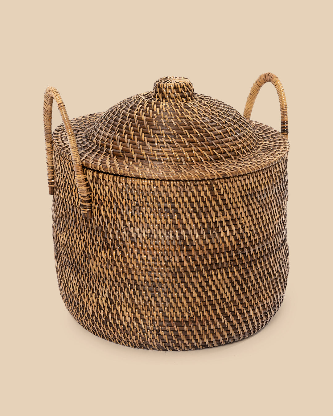 Il Cestino Con Maniglie Coloniale - Marrone Naturale