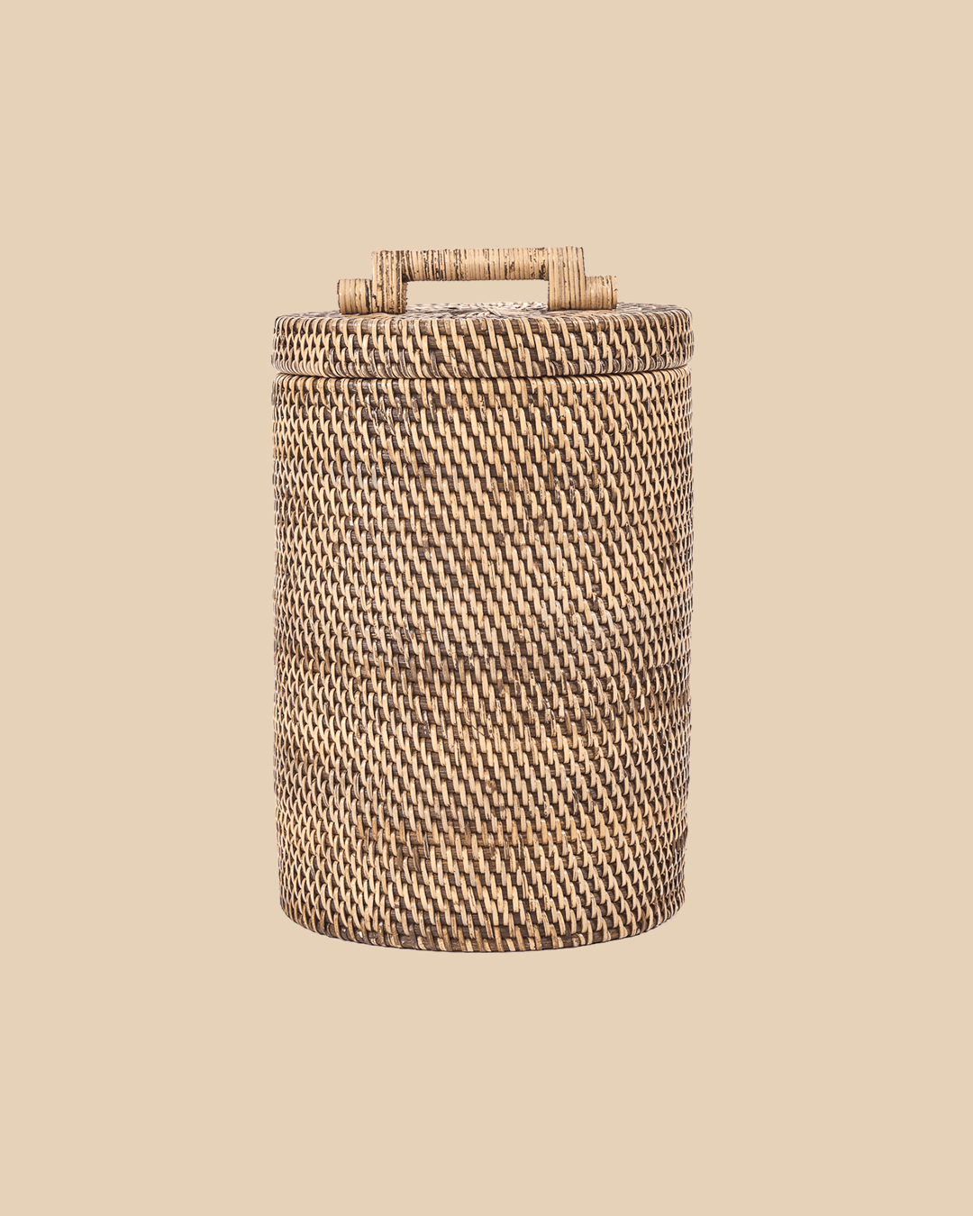 Der Rattan Korb Hoch - Naturbraun