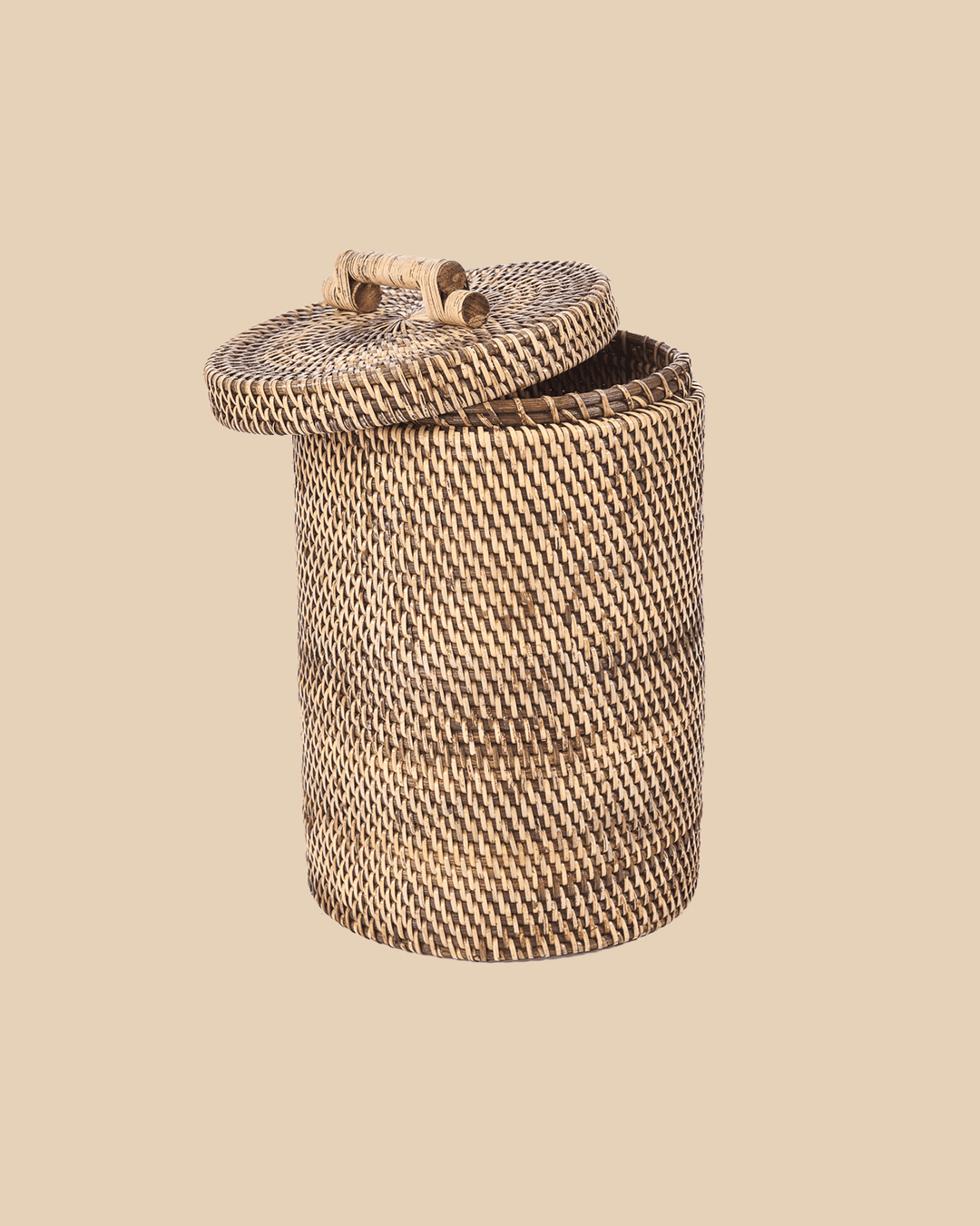 Der Rattan Korb Hoch - Naturbraun