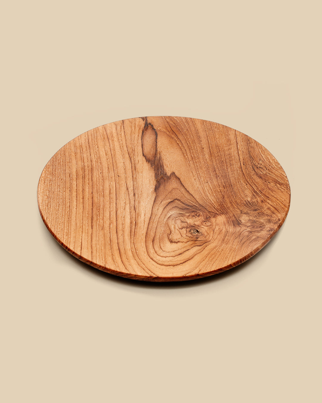 Il Piatto Rotondo In Radice Di Teak - XL