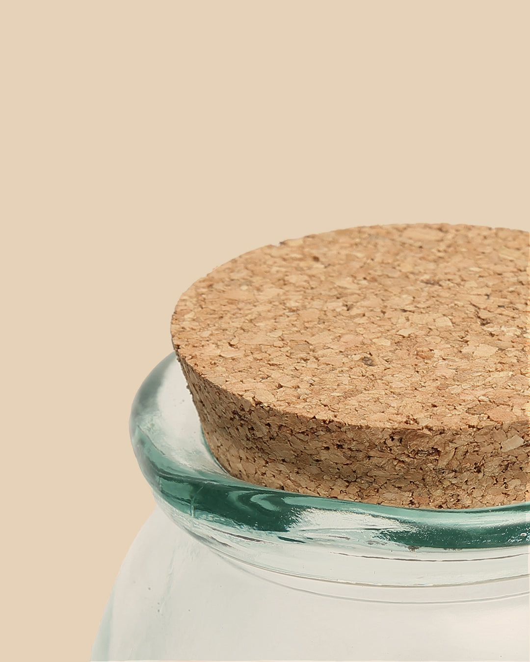 Vaso di Vetro Belly - Blu - S