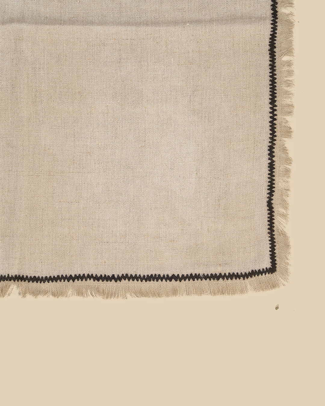 The Tuscany Napkin - Natural Black - 45x45