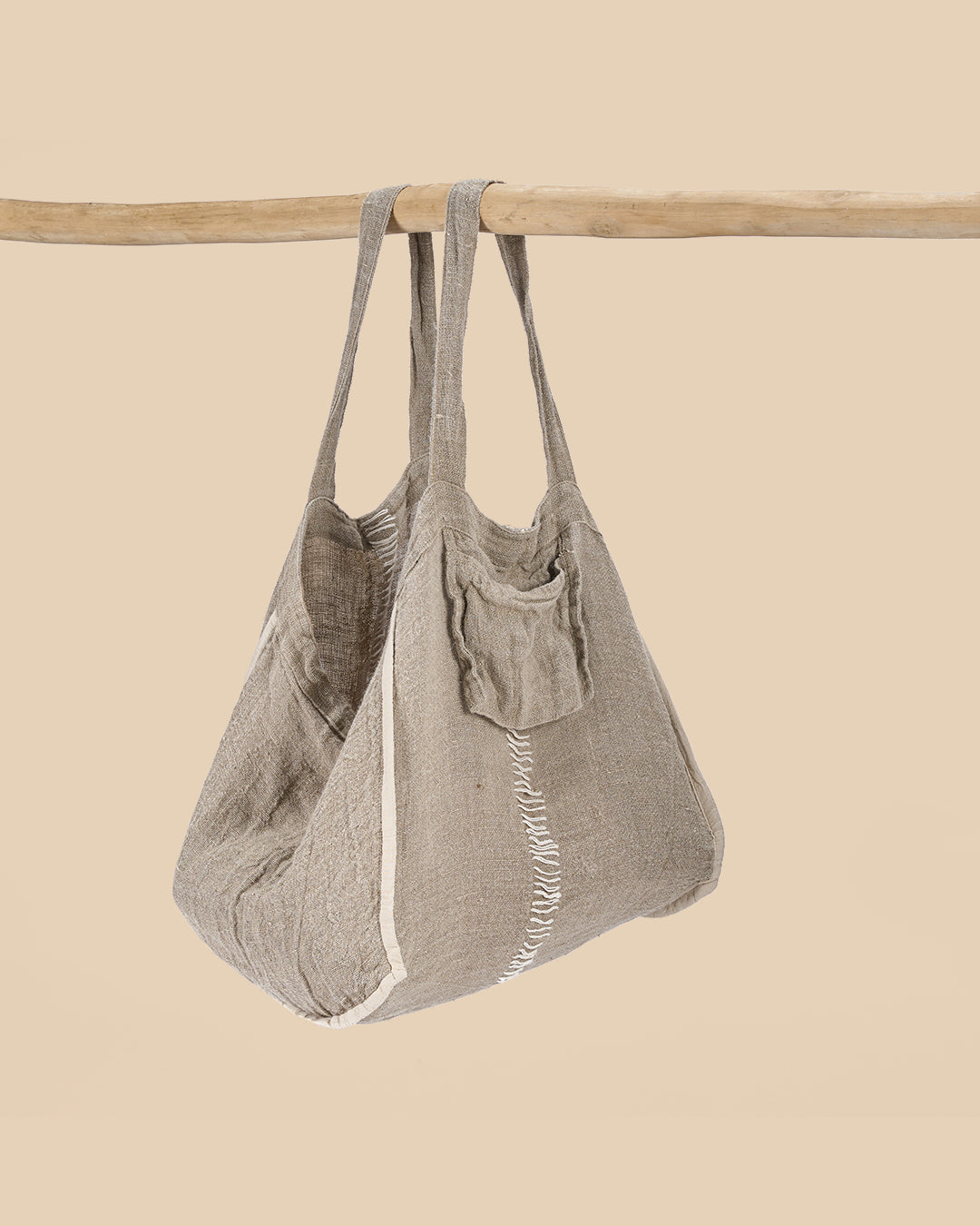 La Tote-ally Linen Borsa - Naturale