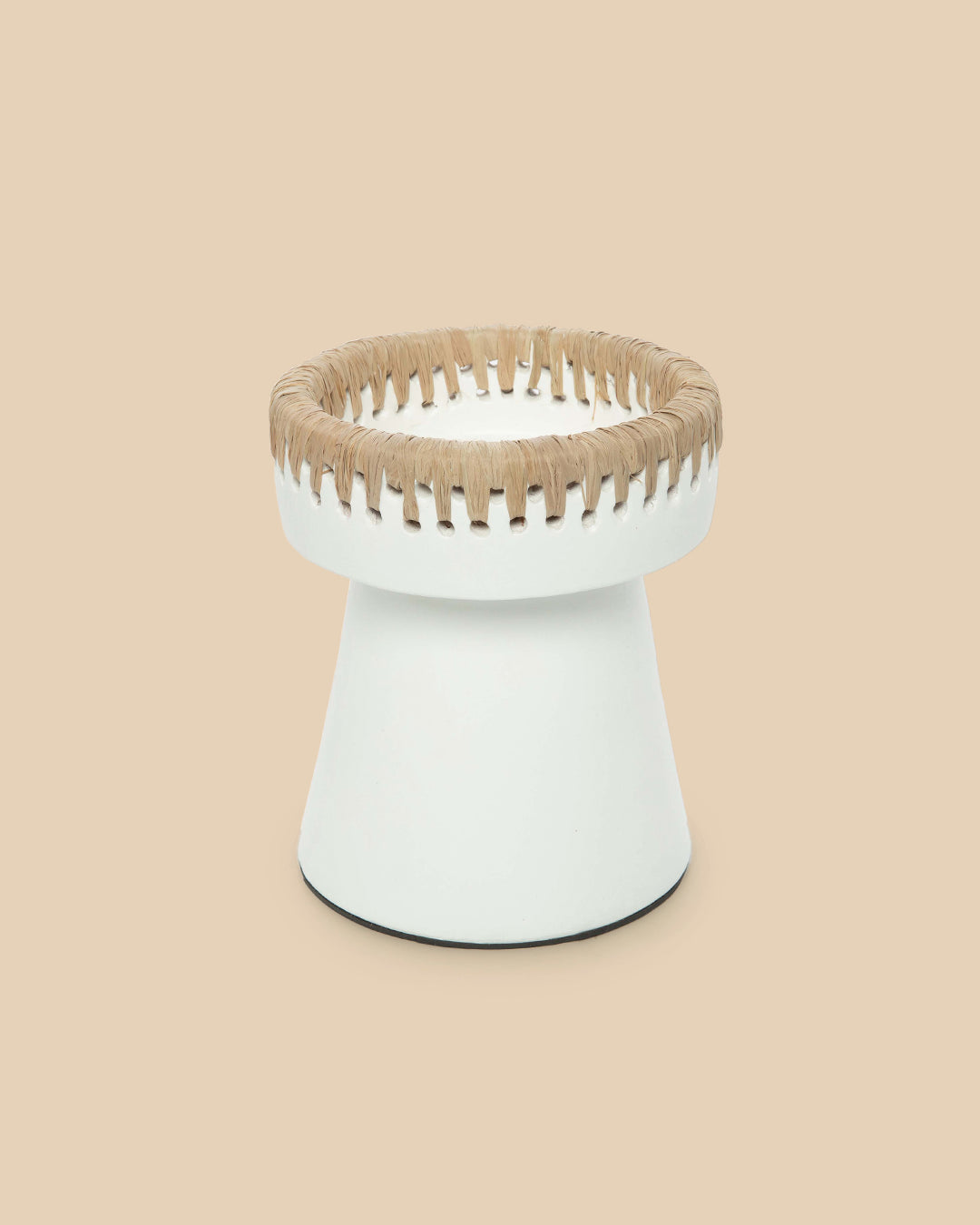 Il Portacandele Pretty - Bianco Naturale - M