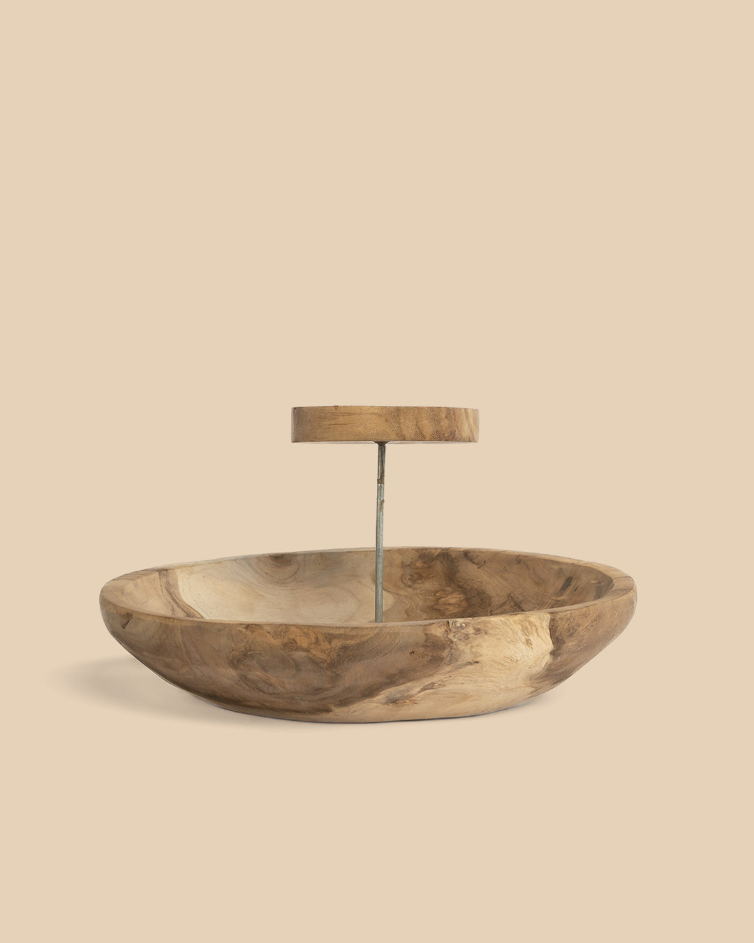 Il Portacandele Piatto - Naturale