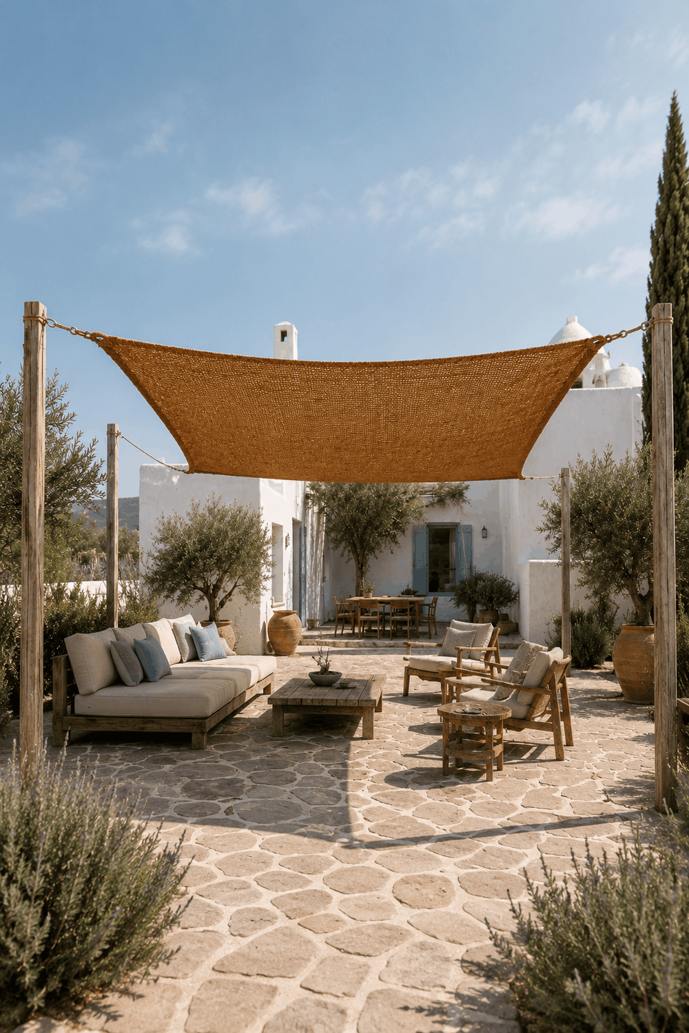 El Coco Shade Rectangular - Natural - 500x300
