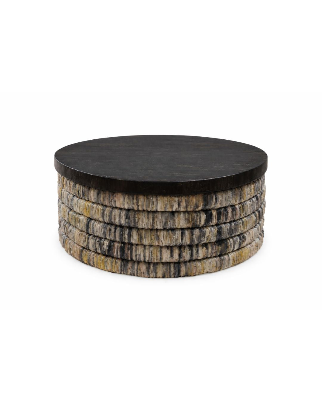 Banana Round Grey Wash Magani Coffeetable